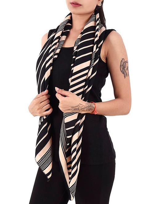 black satin scarf - 11909234 - Very Small Image - 1