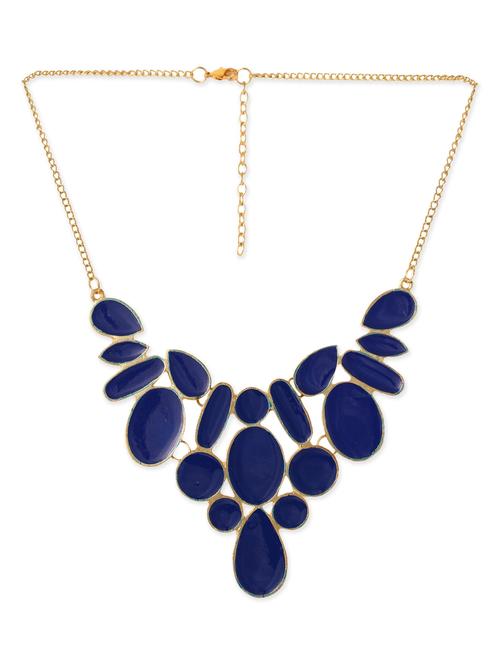 blue crystal statement necklace - 11926853 - Very Small Image - 1