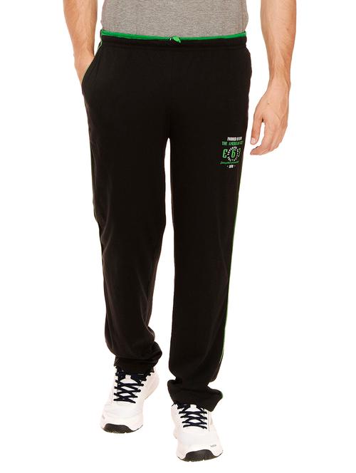 black cotton track pant - 11931707 - Very Small Image - 1