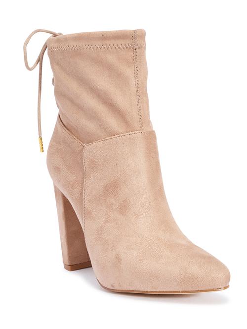 beige suede ankle boot - 11946196 - Very Small Image - 1