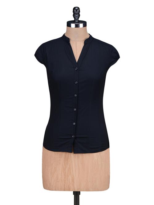 black cotton spandex shirt - 1196064 - Very Small Image - 1