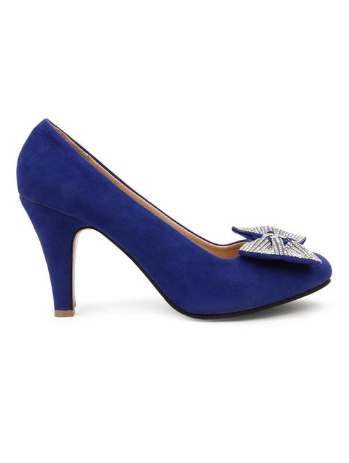 blue leatherette pumps - 1206936 - Very Small Image - 1