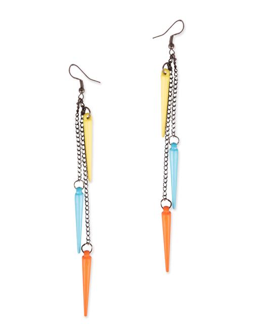 Diva Walk multi alloy  earring - 12100702 - Very Small Image - 1