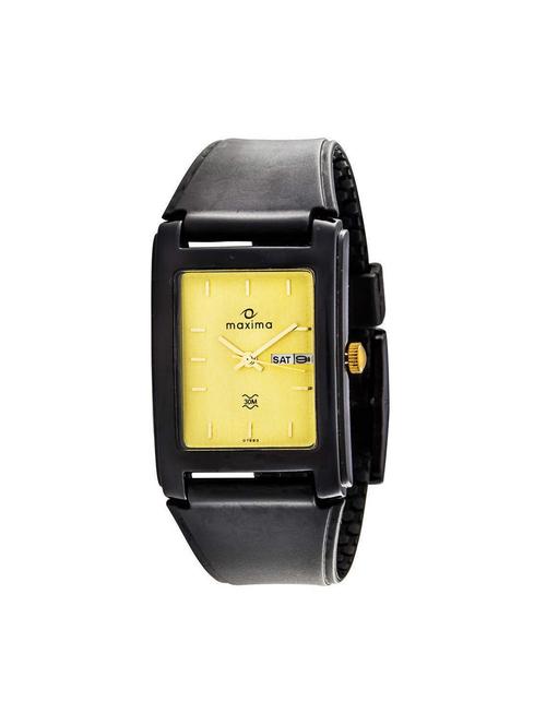 black polyester analog watch - 12103224 - Very Small Image - 1