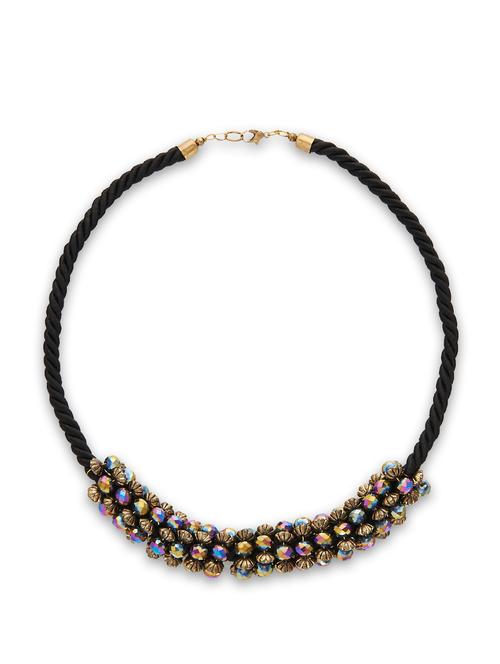 Multi-hued bead neckpiece - 12110 - Very Small Image - 1