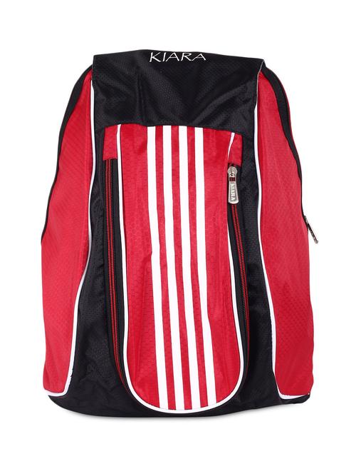 red and black printed backpack - 1212003 - Very Small Image - 1