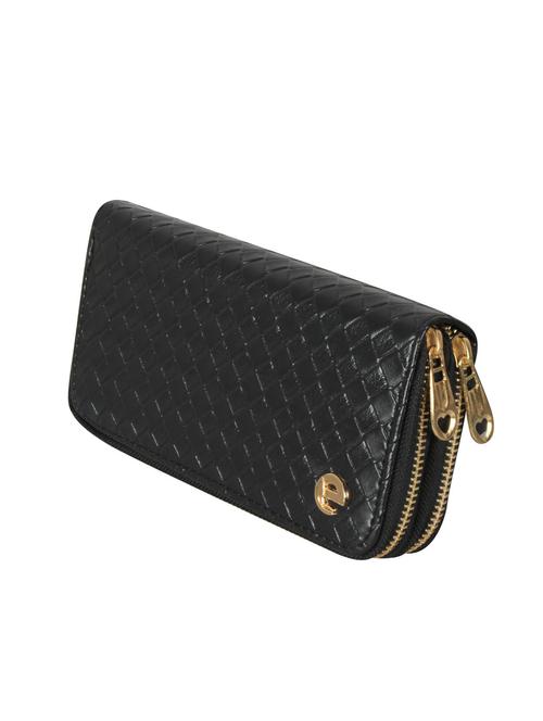 black leatherette braided clutch - 12153706 - Very Small Image - 1