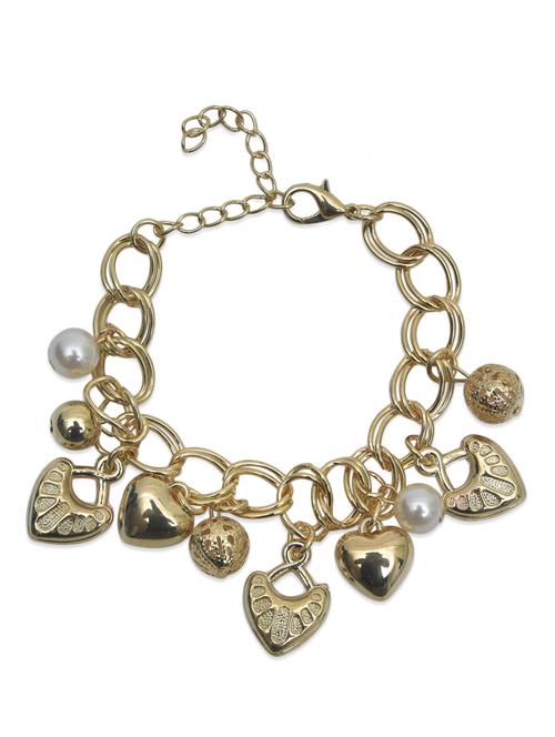  golden metallic embellished bracelet  - 1215391 - Very Small Image - 1