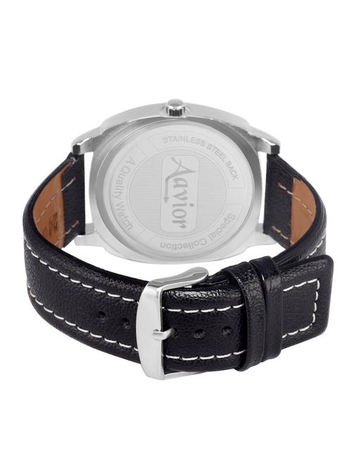 aavior imperial day & date aa.034 black analog watch for men and boys - 12155371 - Very Small Image - 1