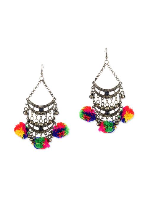 silver metal earrings - 12160784 - Very Small Image - 1