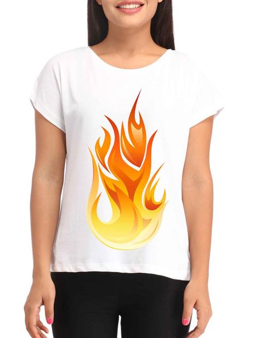 white polyester regular tee - 12163501 - Very Small Image - 1