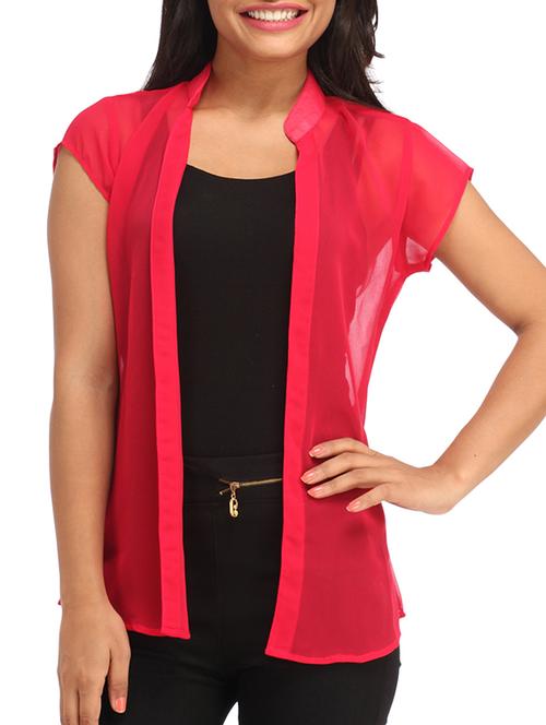 cap sleeves solid shrug - 12241985 - Very Small Image - 1