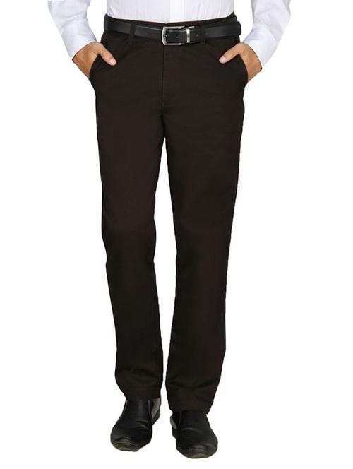 black cotton formal trouser - 12270534 - Very Small Image - 1