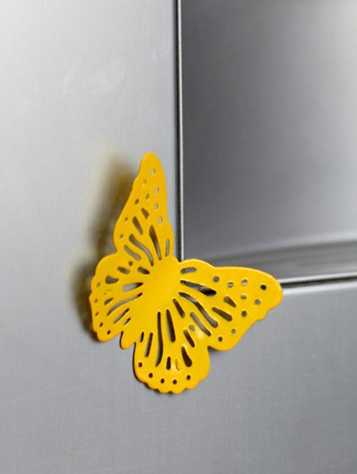 butterfly fridge magnet (3 inches, set of 2) - 12343439 -  Standard Image - 0