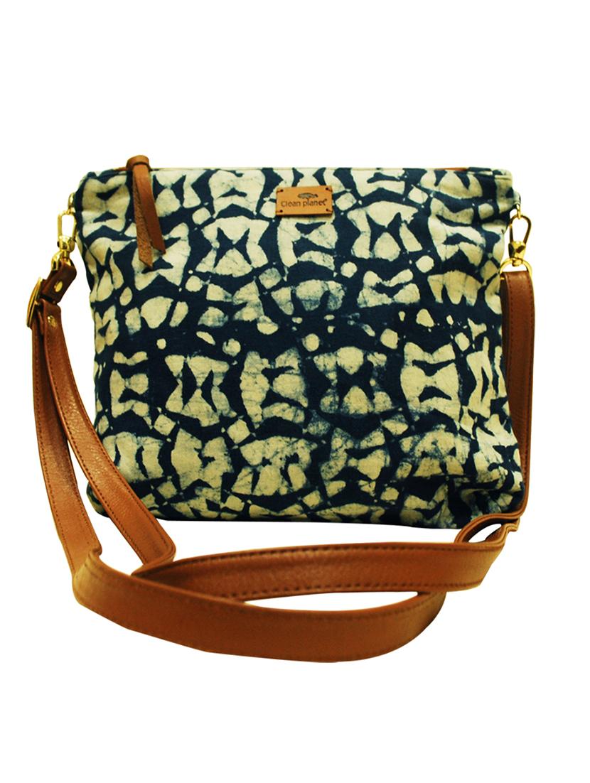 multi printed cotton sling bag - 12347784 -  Zoom Image - 0