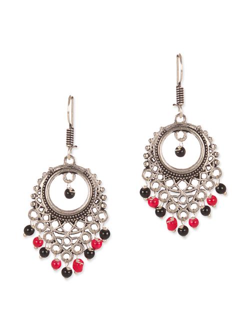 multi colored metal drop earring - 12371246 - Very Small Image - 1