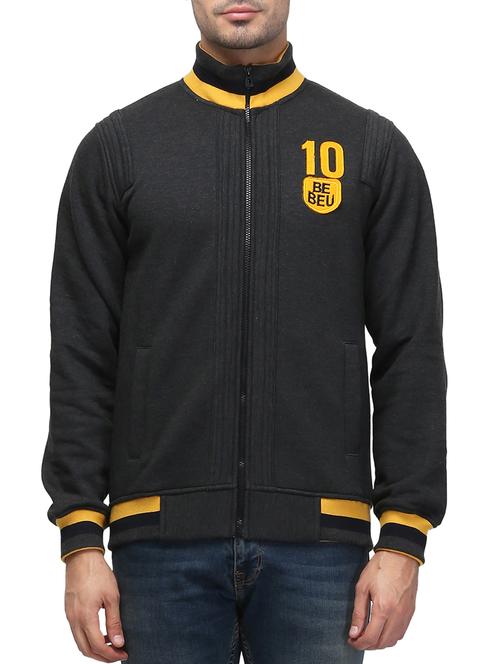 grey cotton sweatshirt - 12374907 - Very Small Image - 1