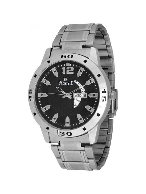 swisstyle black color dial watch for men - 12392202 - Very Small Image - 1
