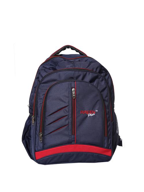 blue polyster backpack - 12423323 - Very Small Image - 1