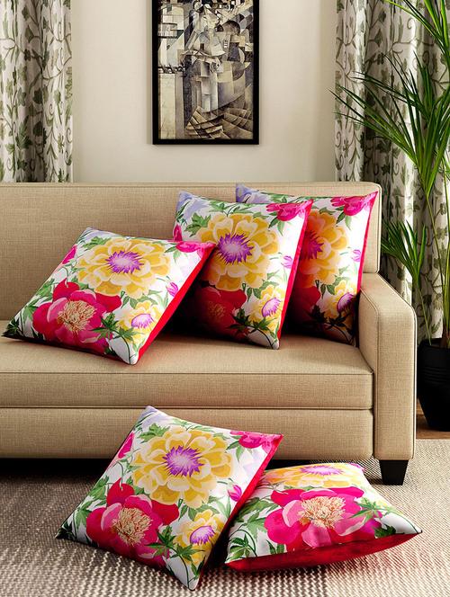alina décor set of 5 pcs cushion cover - 12425773 - Very Small Image - 1
