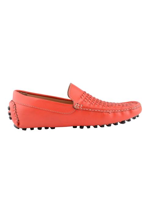 red synthetic slip on loafers - 12430430 - Very Small Image - 1