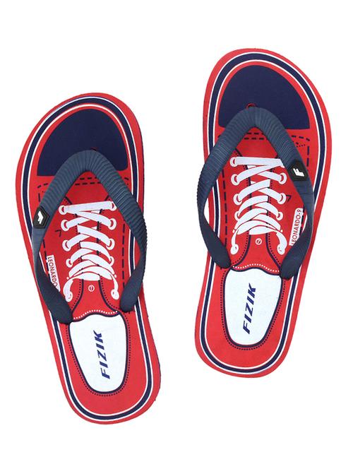 red rubber flip flops - 12457634 - Very Small Image - 1