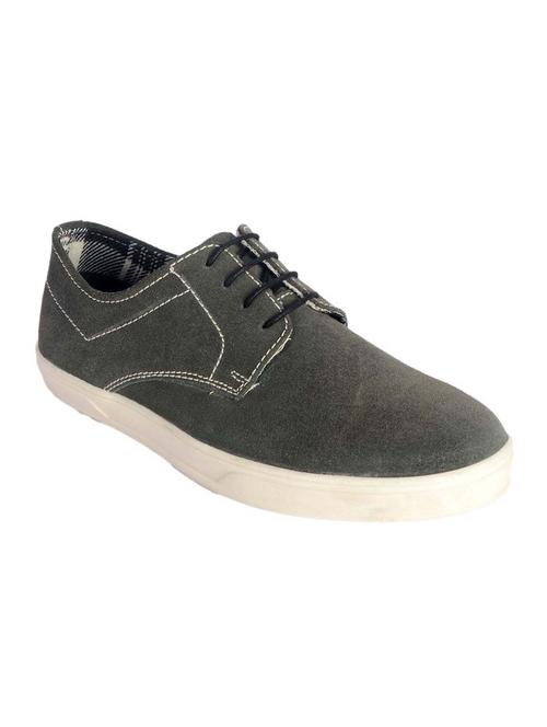 grey suede lace up shoes - 12560087 - Very Small Image - 1