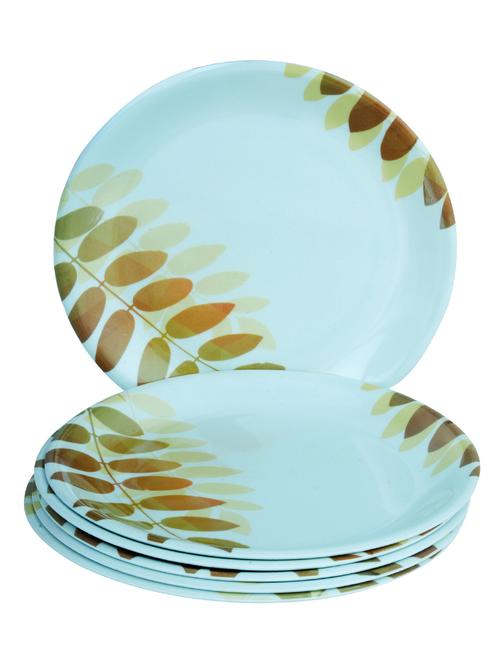 set of 6 kjaggs half plate floral print -melamine - 12565525 - Very Small Image - 1