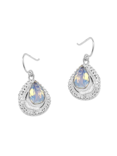 white silver plated other earring - 12575967 - Very Small Image - 1