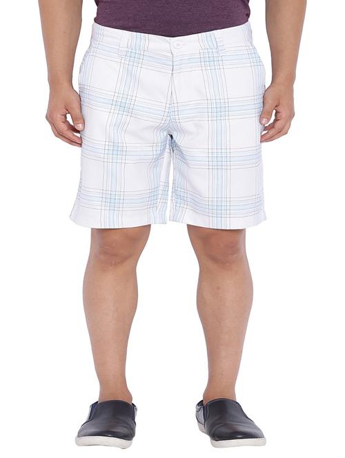 white polyester blend shorts - 12576698 - Very Small Image - 1