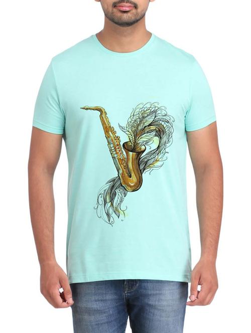 blue polyester tshirt - 12781632 - Very Small Image - 1