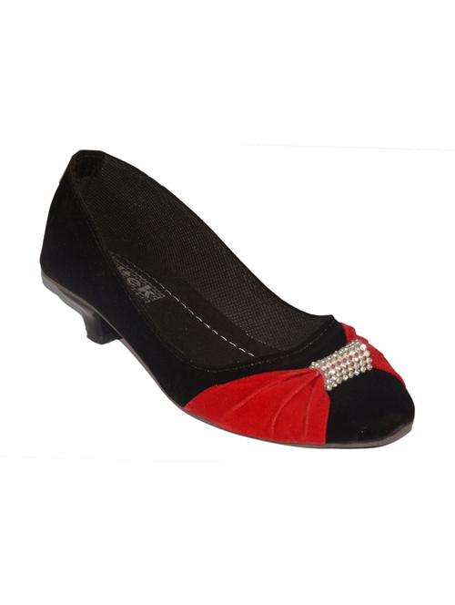 black velvet slip on pumps - 12789365 - Very Small Image - 1