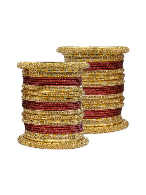 Red Metal Bangle - 12795353 - Very Small Image - 1