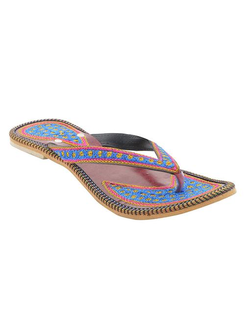 blue toe separator  kolhapuri - 12798440 - Very Small Image - 1