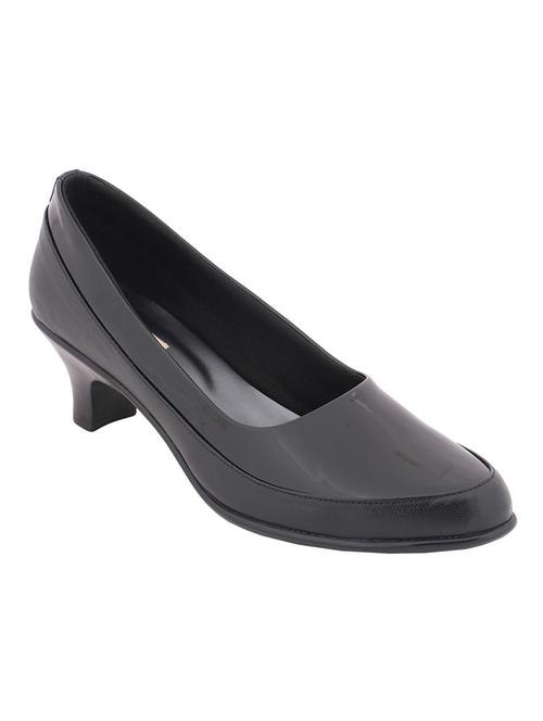 black leather slip on pumps - 12820451 - Very Small Image - 1