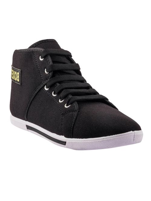 black canvas lace up sneaker - 12831065 - Very Small Image - 1