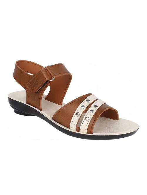 brown ankle strap sandal - 12834672 - Very Small Image - 1