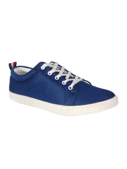blue canvas lace up shoe - 12835276 - Very Small Image - 1