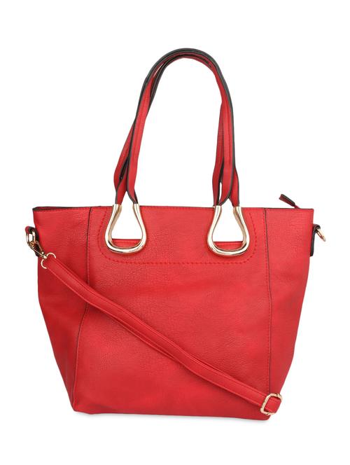 red leatherette  hand bag - 1283696 - Very Small Image - 1