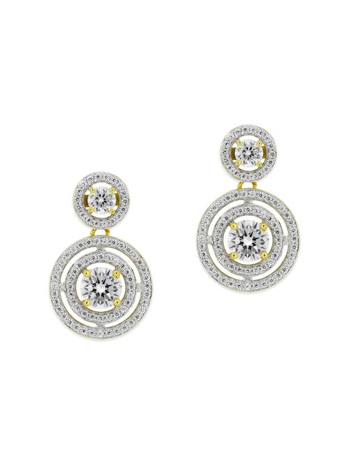 yellow silver drop earrings - 12843672 - Very Small Image - 1