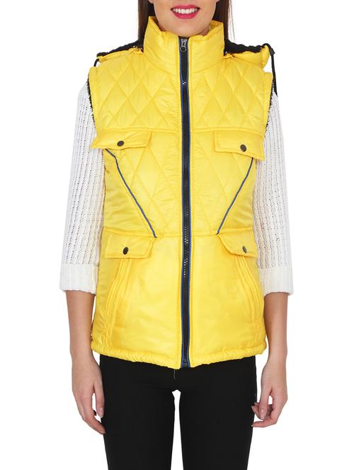 yellow gilet jacket - 12854146 - Very Small Image - 1