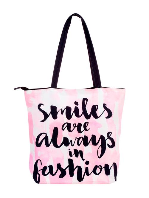 multi colored polyester tote - 12873614 - Very Small Image - 1