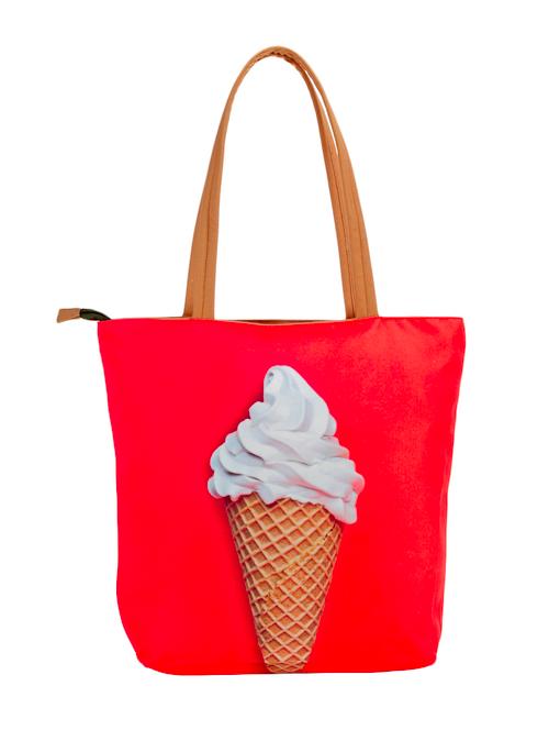 orange polyester handbag - 12873642 - Very Small Image - 1