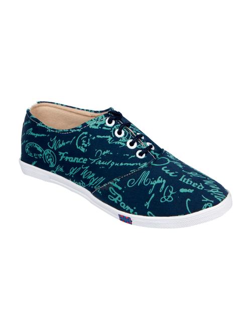 blue  lace up casual shoes - 12888327 - Very Small Image - 1
