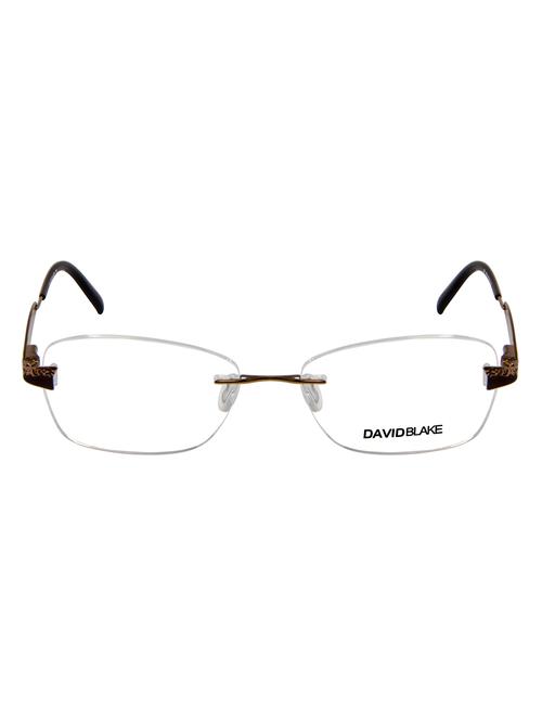 rimless transparent rectangle eyes frame - 12898350 - Very Small Image - 1