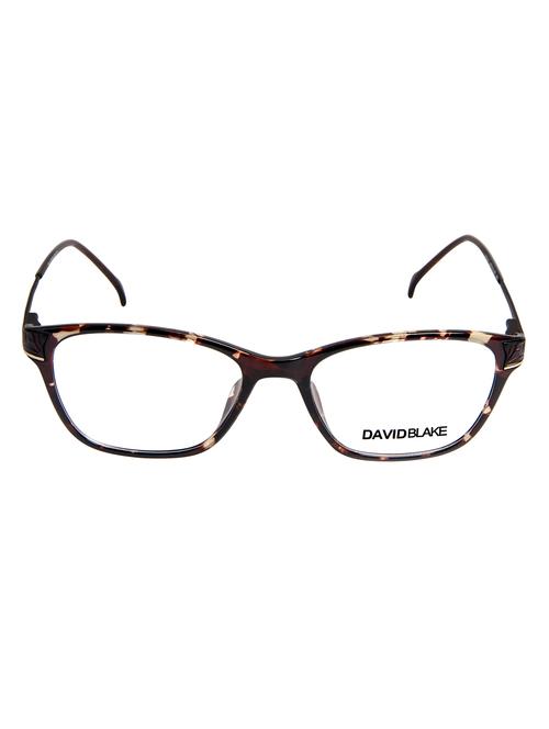 david blake tortoise brown rectangular full rim eyeframe - 12898397 - Very Small Image - 1