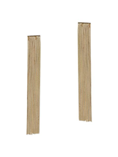 silver metal chandellier earrings - 12904625 - Very Small Image - 1