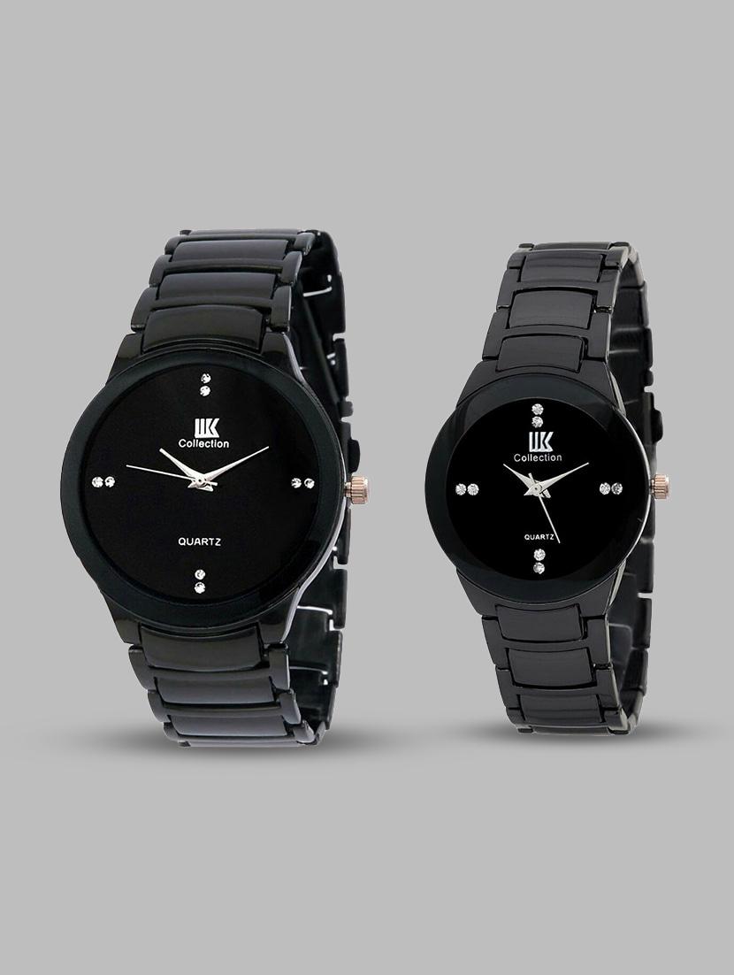 round dial analog couple watch -(31) - 12912856 - Zoom Image - 0