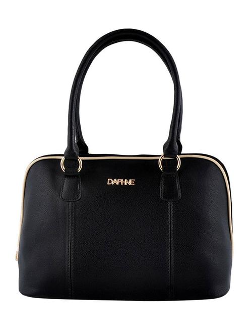 black leatherette handbag - 12924855 - Very Small Image - 1
