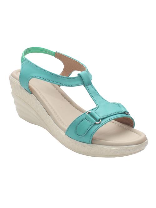 art sole women's wedges (green) - 12929400 - Very Small Image - 1